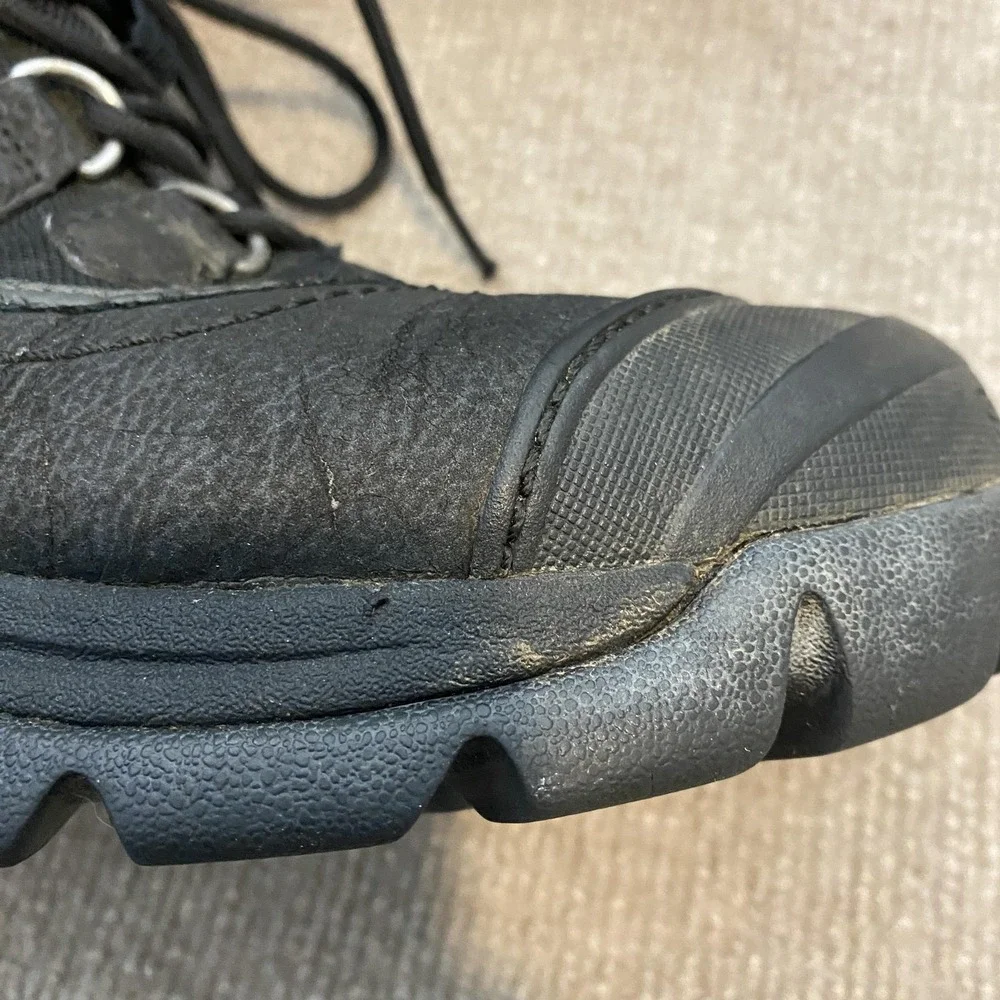 Sorel Timberwolf‎ Boots Womens Size 8 Black Waterproof Ankle Lace Up NL1487-011